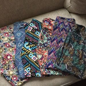 LOT of 6 LuLaRoe TC leggings